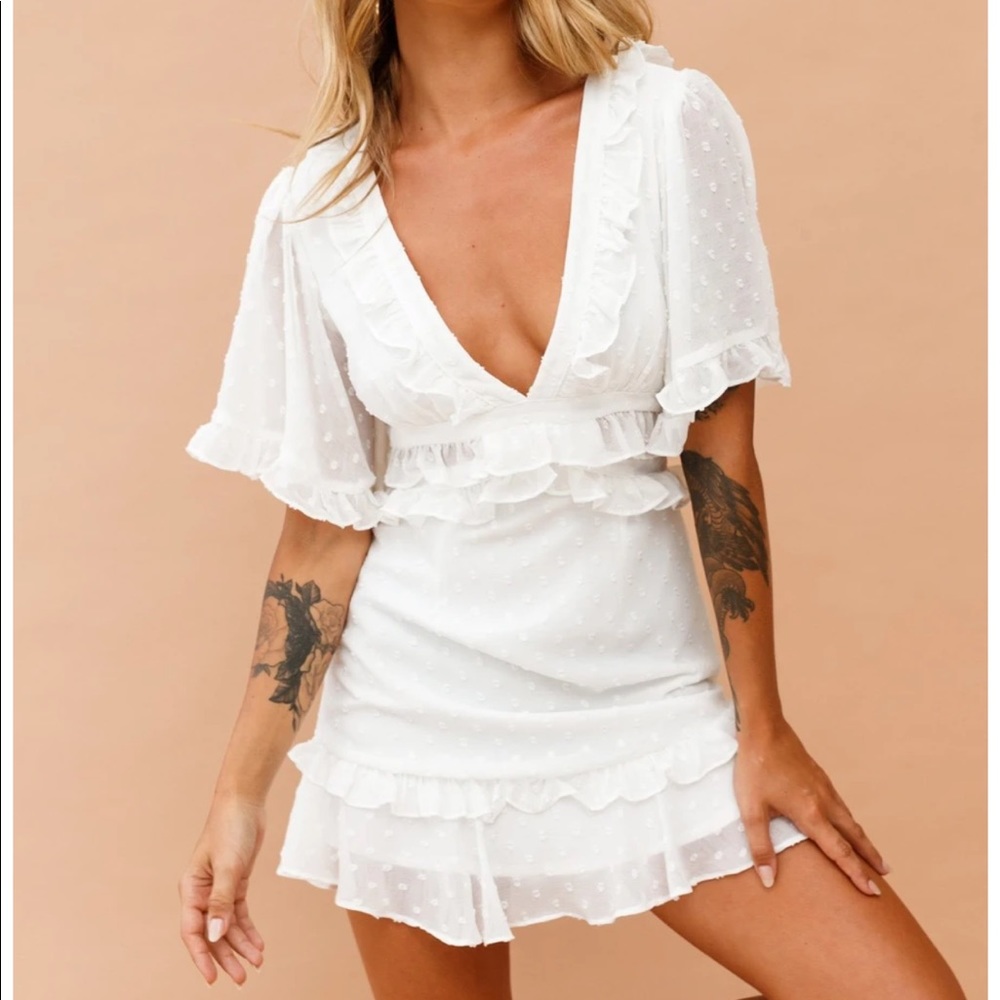 Sage and Paige White Dress